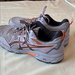 ASICS Gel-Venture 8 Men's Shoes - Gray and Orange